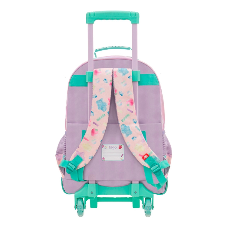 Mochila Escolar Filgo 2026 3D 18" Unicornio Con Carro Art.MO26-T3D-034